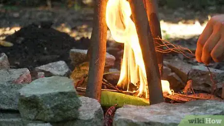 Image titled Start a Campfire Step 12