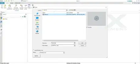 Image titled Preview of Part When Clicking the File in NX 12.png
