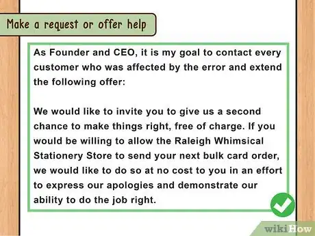 Image titled Write a Business Letter to Customers Step 8