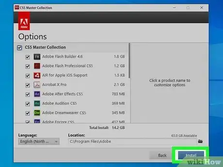 Image titled Install Adobe Creative Suite 5 Step 8