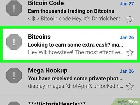 Image titled Stop Emails from Going to Spam on Android Step 4