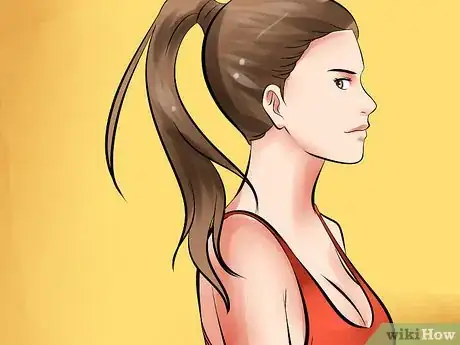 Image titled Do a Neat Middle Height Ponytail Step 12