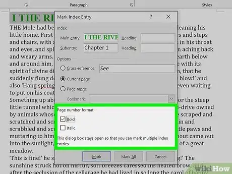 Image titled Create an Index in Word Step 8