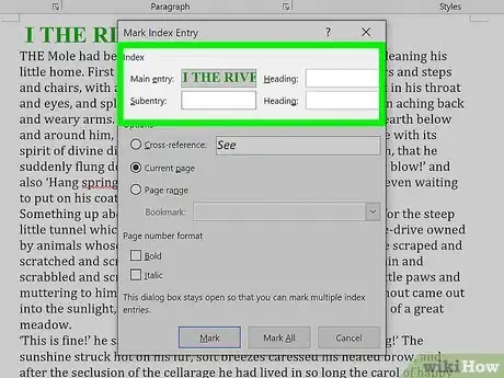Image titled Create an Index in Word Step 5