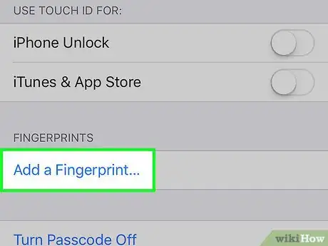 Image titled Set a Passcode on an iPhone Step 10