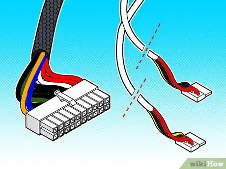 Image titled Create a 12 Volt DC Test Bench for Bullet Cameras Using an Old ATX Computer Power Supply Step 4