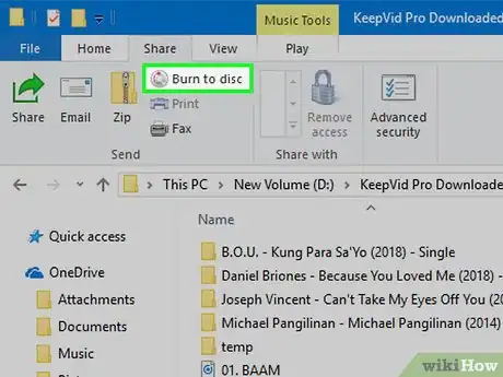 Image titled Burn Songs on to a CD Step 35