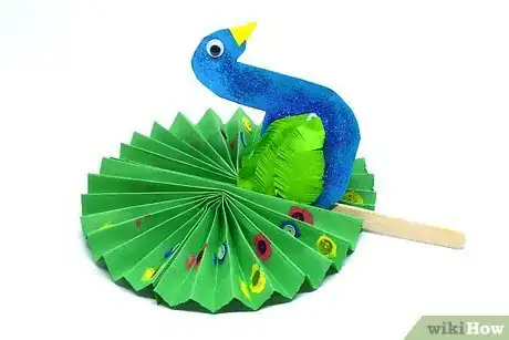 Image titled Make a Paper Peacock Fan Step 12