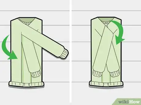 Image titled Fold Long Sleeve Shirts Step 14