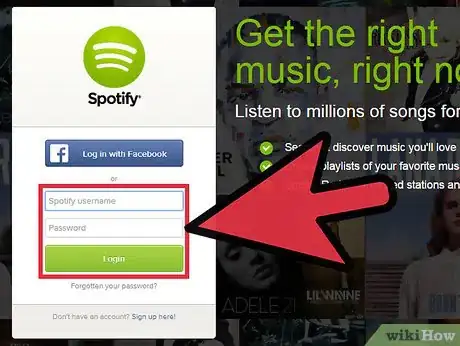 Image titled Make Playlists Public on Spotify Step 2