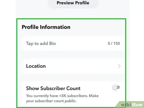 Image titled Create a Public Profile on Snapchat Step 8