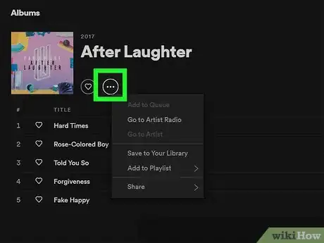 Image titled Add an Artist to a Spotify Playlist Step 7