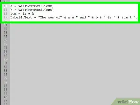 Image titled Add Two Numbers in Visual Basic.NET Step 5