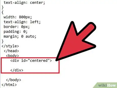 Image titled Center Web Page Content Using CSS Step 4