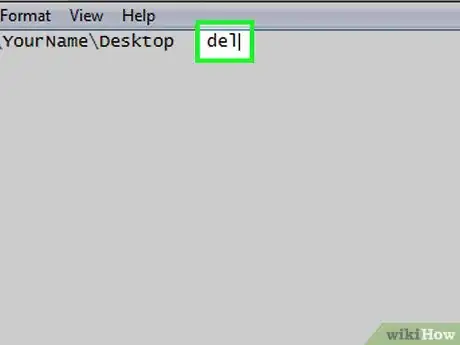 Image titled Delete a File in Microsoft Windows Using Batch Files Step 28