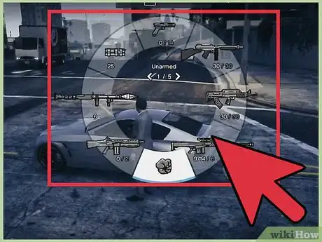 Image titled Use the Weapon Wheel in GTA V Step 3