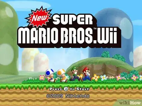 Image titled Play New Super Mario Bros. Wii Step 1