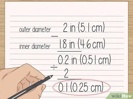 Image titled Find Wall Thickness of a Pipe Step 4