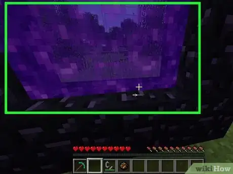 Image titled Make a Nether Portal in Minecraft PE Step 12