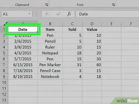 Image titled Add Header Row in Excel Step 1
