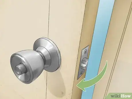 Image titled Hold a Door Open with a Coin Step 2