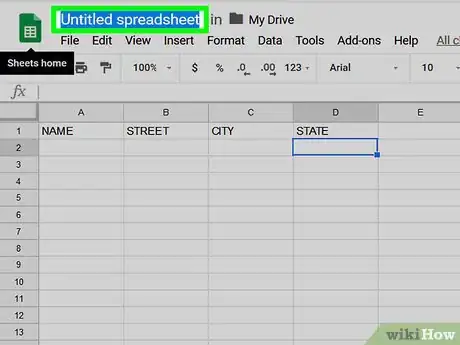 Image titled Print Labels on Google Sheets Step 14