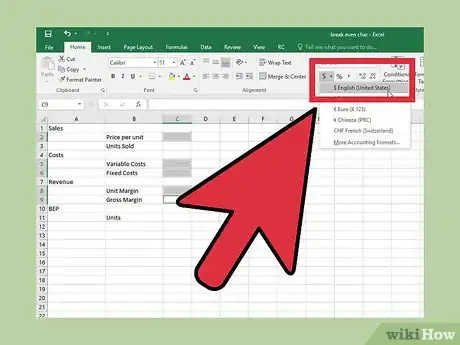 Image titled Do a Break Even Chart in Excel Step 16