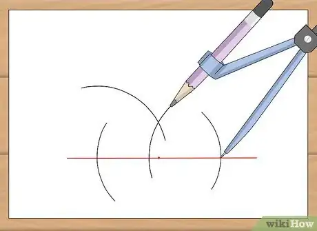 Image titled Construct a Perpendicular Line to a Given Line Through Point on the Line Step 7