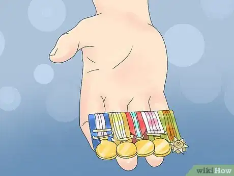 Image titled Wear Medals on Civilian Clothes Step 2