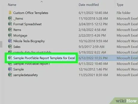 Image titled Add a Custom Field in Pivot Table Step 1