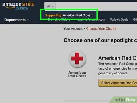 Image titled Change Your Amazon Smile Charity Step 5