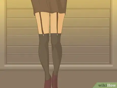 Image titled Wear Tights with a Skirt Step 6