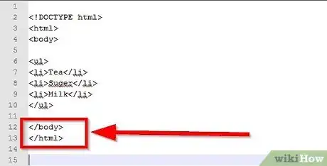 Image titled Make a List in HTML Step 8