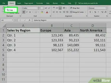 Image titled Paste Transpose in Excel Step 2