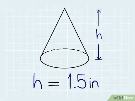 Image titled Calculate the Volume of a Cone Step 3