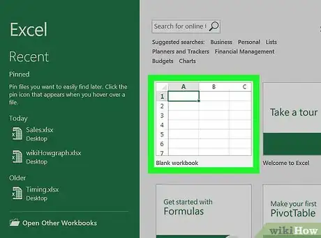 Image titled Create a Form in a Spreadsheet Step 2