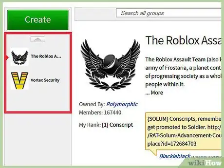 Image titled Get a High Rank in a Group on Roblox Step 2