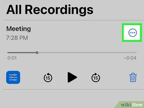 Image titled Record a Voice Memo on an iPhone Step 12