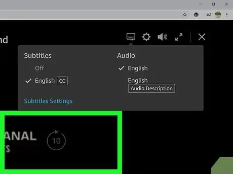 Image titled Get Subtitles on Amazon Prime Step 10