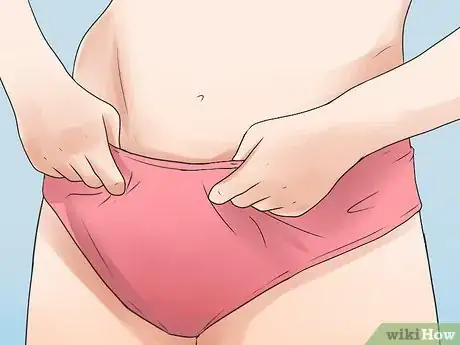 Image titled Prevent Pads from Leaking While on Your Period Step 4