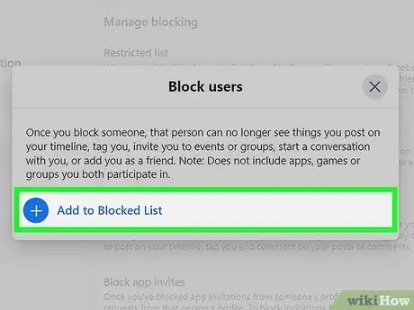 Image titled Block People on Facebook Step 16