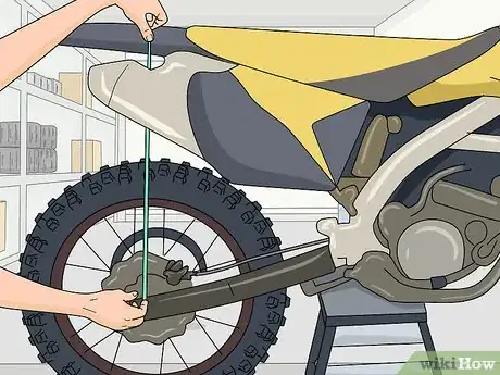 Image titled Set Sag on a Dirt Bike Step 2