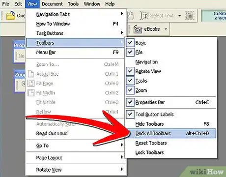 Image titled Work With Toolbars in Adobe Acrobat Step 4Bullet2