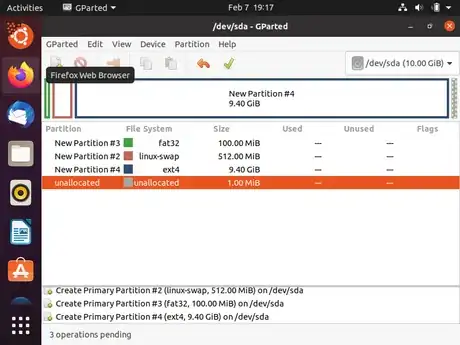 Image titled Ubuntu grml gparted partition example.png