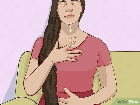 Image titled Do Abdominal Breathing Step 11