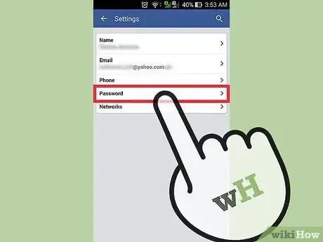 Image titled Change Facebook Password on Android Step 5