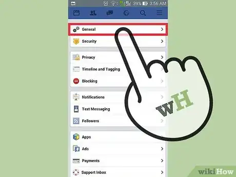 Image titled Change Facebook Password on Android Step 9