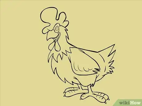 Image titled Draw a Chicken Step 11