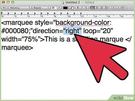 Image titled Make a Scrolling Marquee in HTML Step 13
