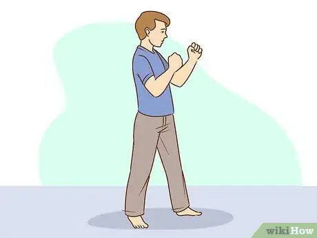 Image titled Use a Front Kick for Self Defense Step 2